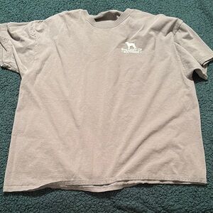 Gray Short Sleeve Tee Casual Cotton Shirt